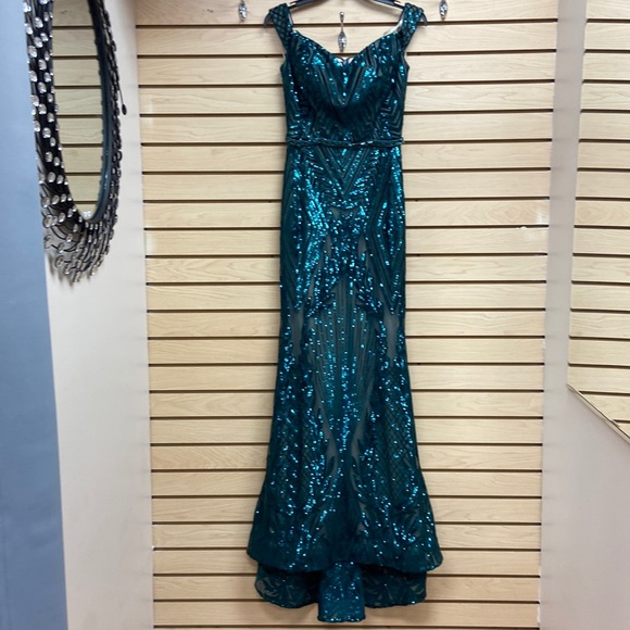 Custom made women fashionable evening dress USA Size 4